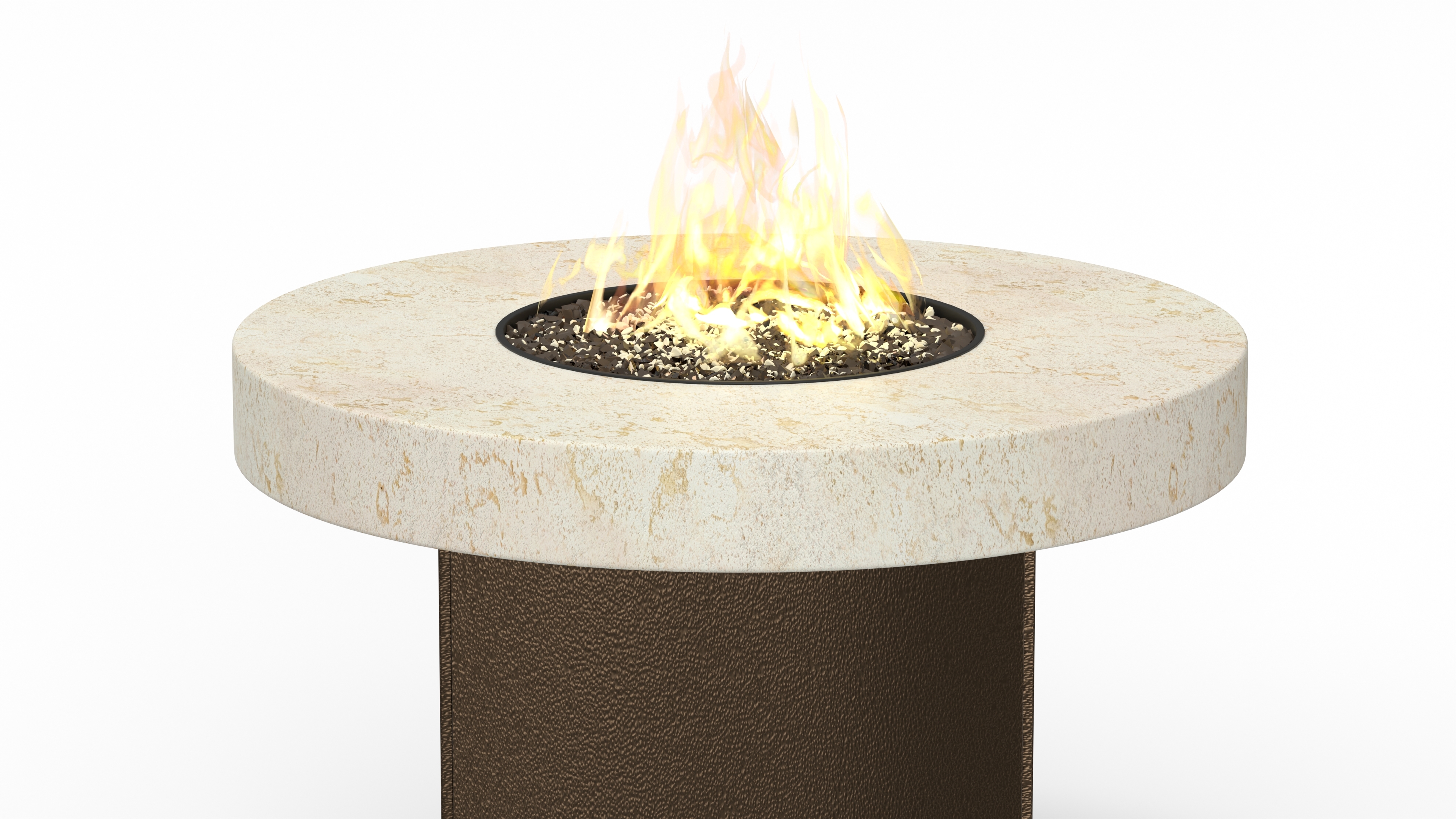 Oriflamme Ancient Stone fire tables photo — Splash City