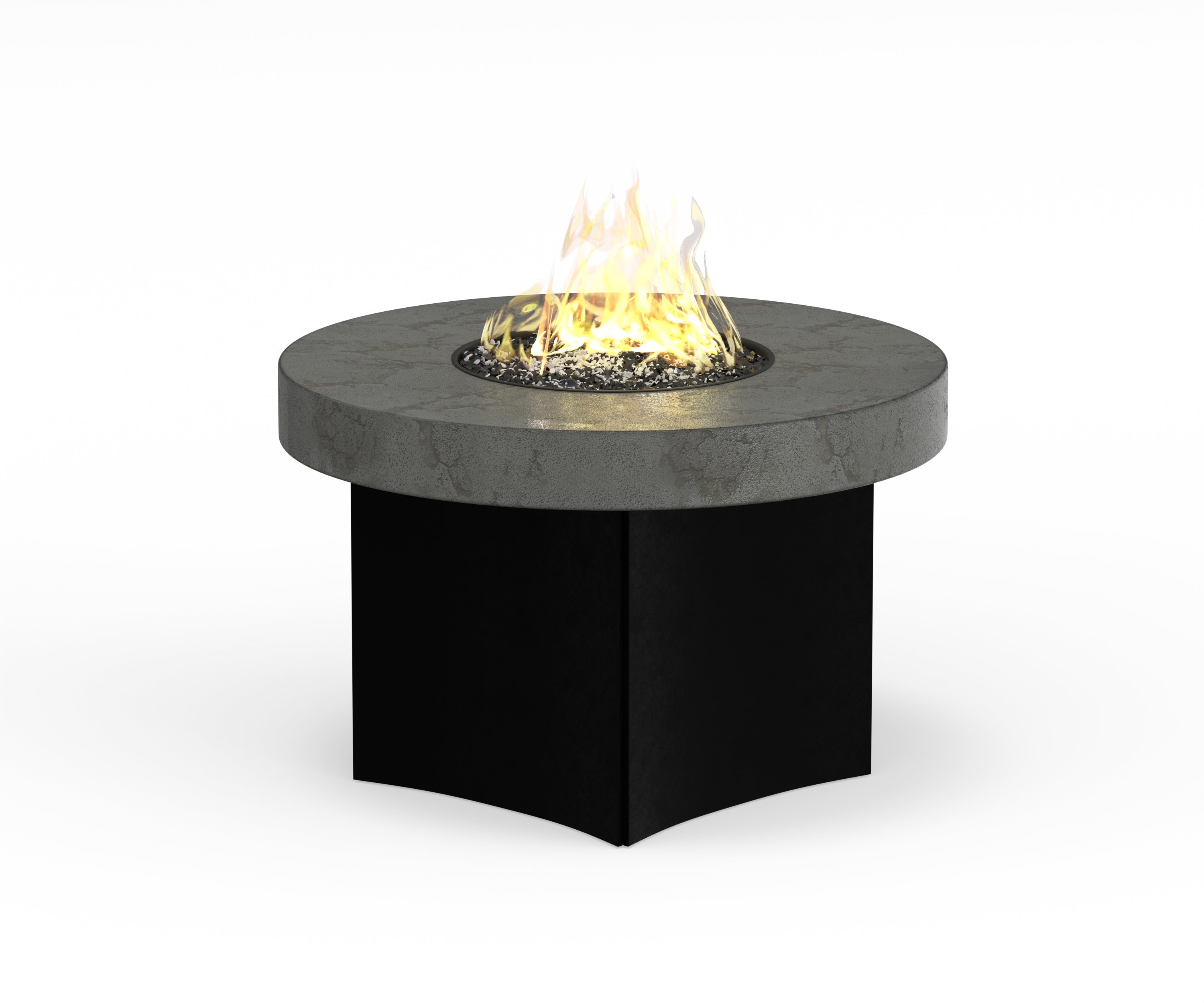 Oriflamme Mini Stone 34" Round — Oriflamme fire tables at Splash City