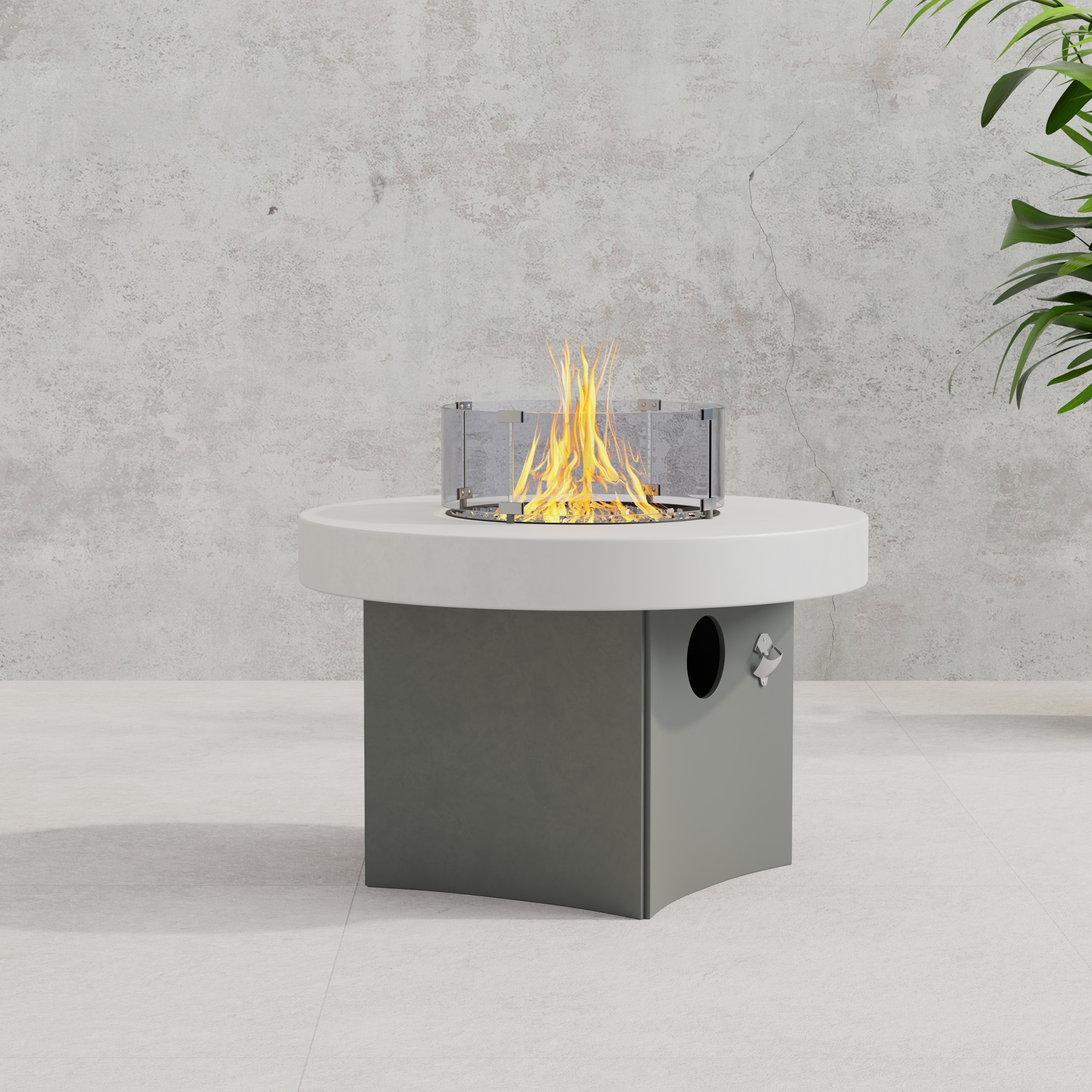 Oriflamme Blackstone Stone fire tables photo — Splash City