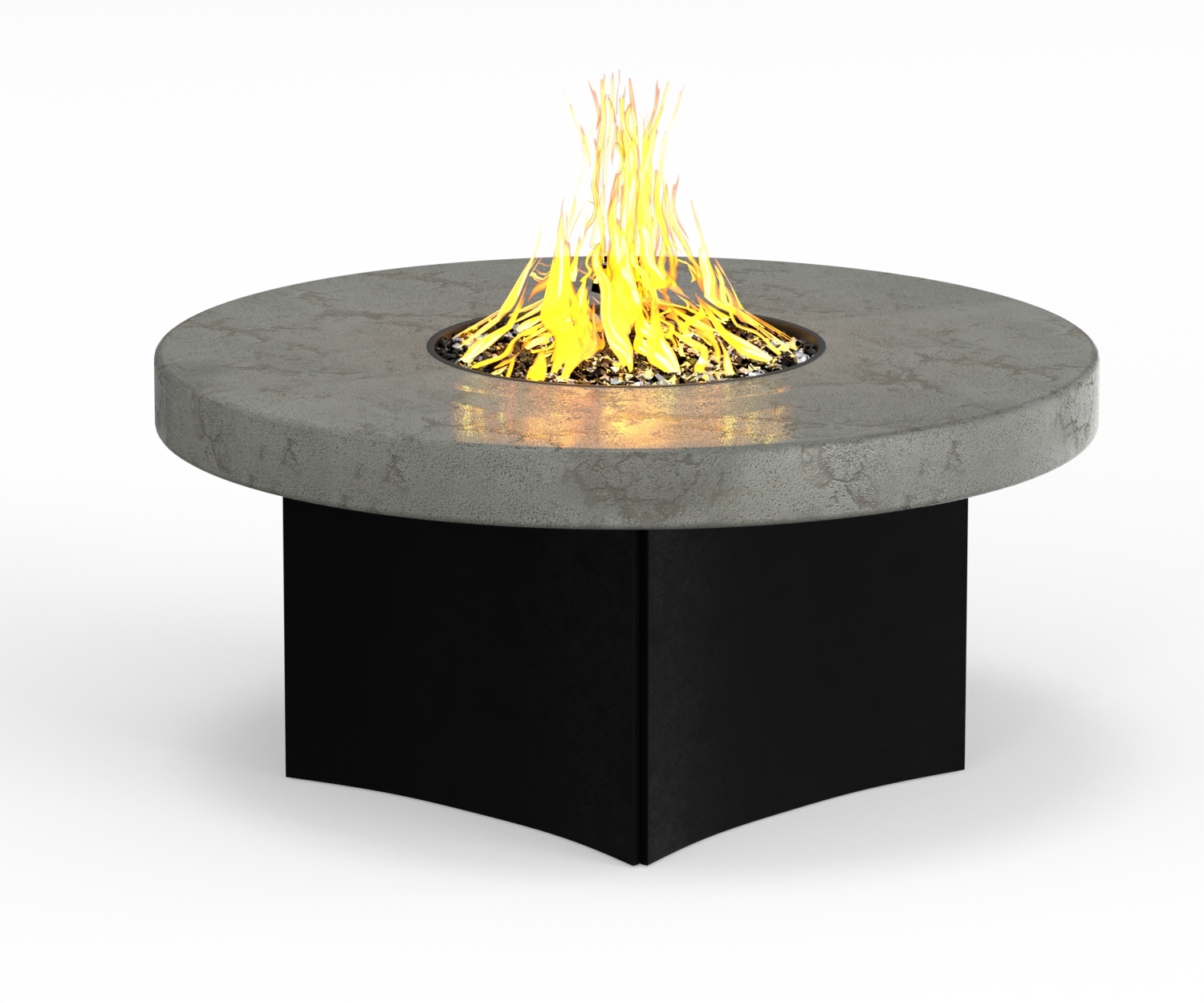 Oriflamme Greystone Stone — Oriflamme fire tables at Splash City