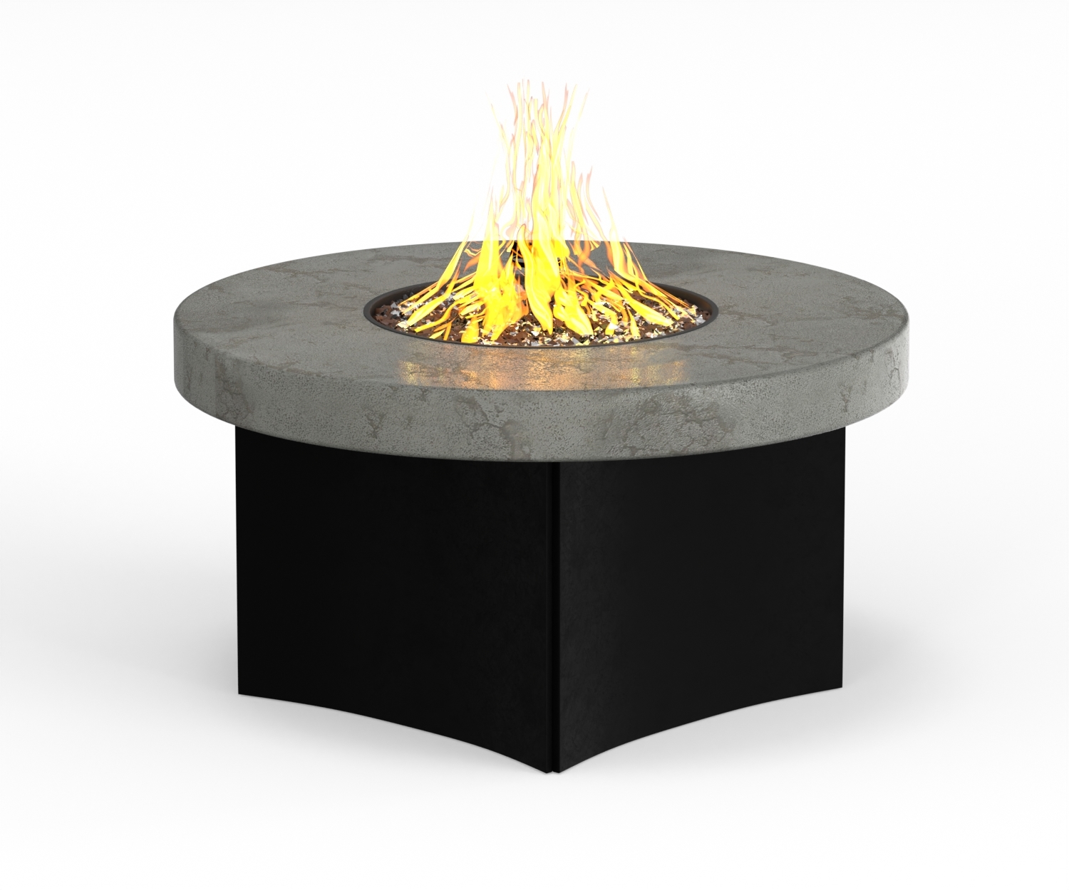 Oriflamme Greystone Stone fire tables photo — Splash City